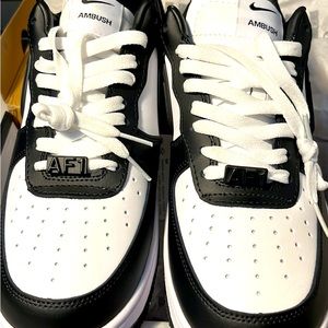 Nike ambush dunk black and white sneakers